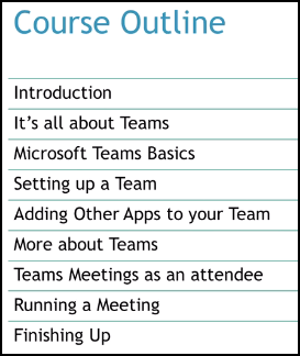 Working Together Course Outline image